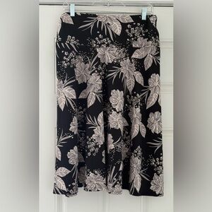 Elizabeth & Nicole Floral A-Line Skirt